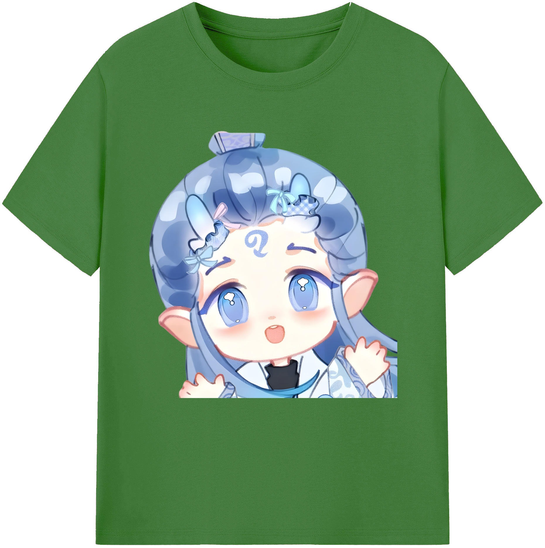（画像用） Ne Zha 2 ナタ 魔童の大暴れ レディースカジュアルプリントTシャツ（綿100％）